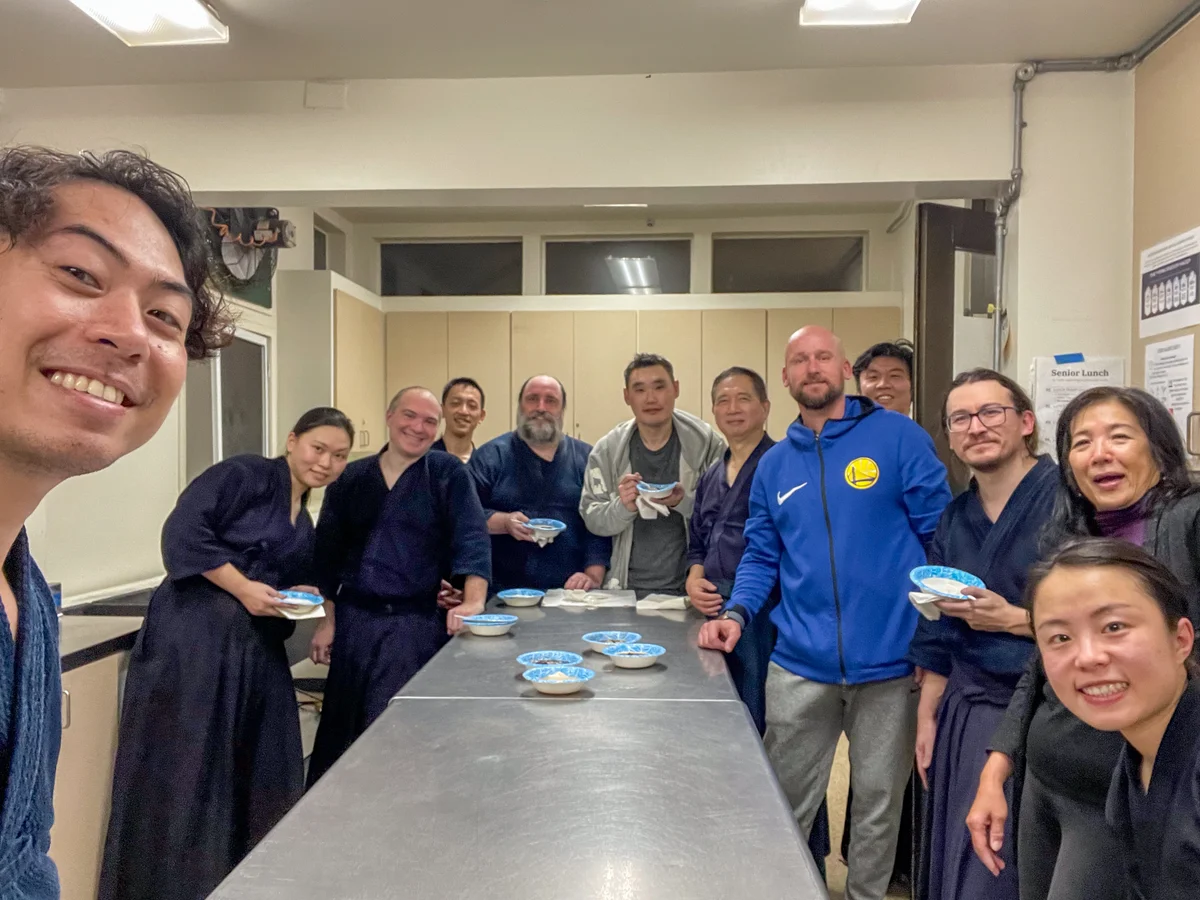 San Mateo Kendo Dojo members at the annual ozoni party