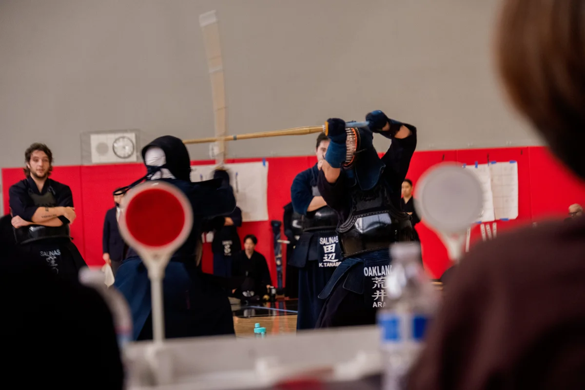 A. Arai of Oakland competing in Open Women